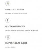 ピープス(PIEPS) アルミニウム260スポーツ　プローブ　ゾンデ